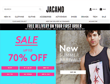 Tablet Screenshot of jacamo.co.uk